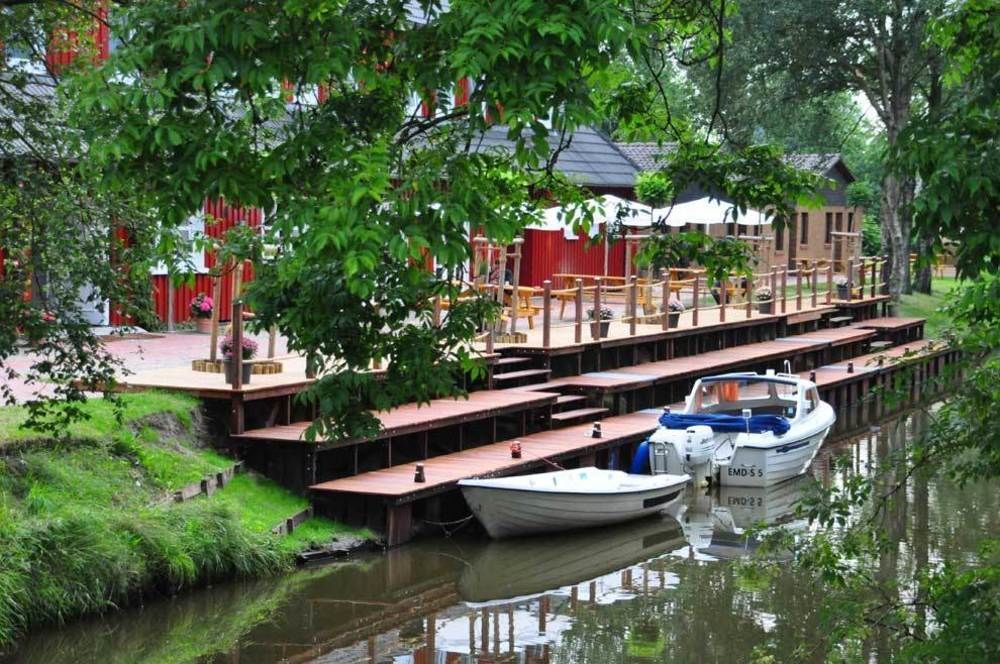 Отель Bootshaus Bedekaspel Экстерьер фото